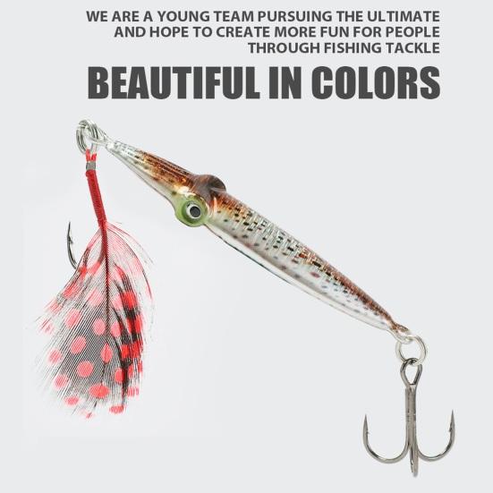 21г/ 6,6см Бионическая приманка Острый крючок 3D Имитация рыбьего глаза Имитация Соблазнительная Рыбалка Дорожка