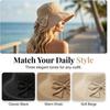 Women's Bowknot Wide Brim Sun Hat – Foldable, 360° Protection UV Protection Breathable Summer Travel Beach Hat