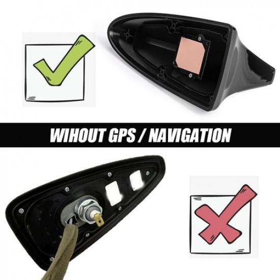 Для Hyundai Sonata 2015-2019 Kia Крышка антенны 'акулий плавник' черная Сигнал AM/FM в сборе