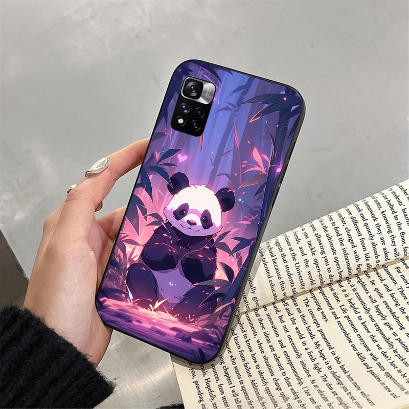 Чехол для телефона с пандой для Xiaomi Redmi note 13 12 Pro 11S 11 10 Pro 10S 12S Redmi 10 9C 13C