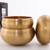 Nepal Handmade Tibet Buddha Sound Bowl Yoga Meditation Chanting Bowl Brass Chime