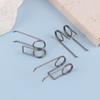 3Pcs Double Torsion Spring For Trash Can Stainless Steel 1.0Mm Wire Diameter 11Mm Outside D Strong Torsional Spring