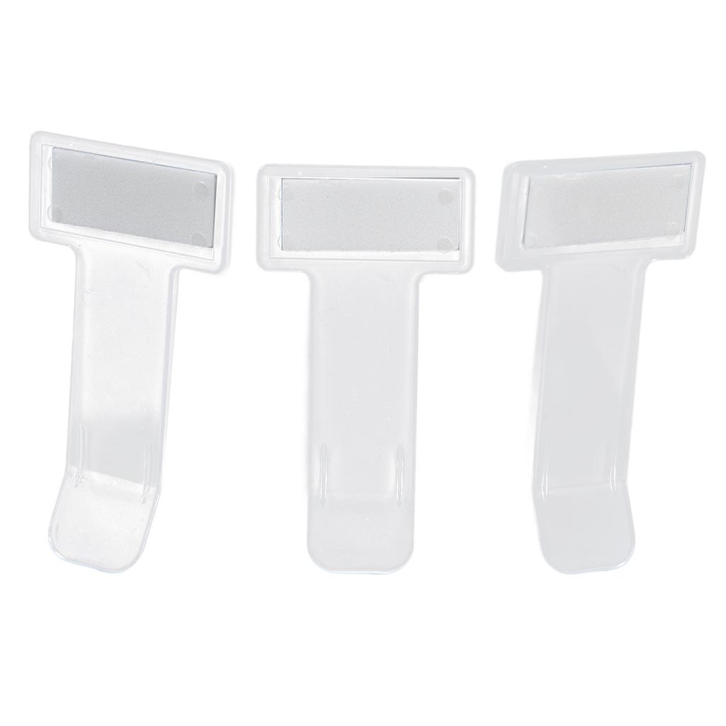 10 шт. зажим для карточек, твердый зажим для сдачи купюр, парковочного талона, экономящий место, прозрачный зажим