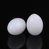 10 шт. белые твердые пластиковые твердые голубиные яйца манекен поддельные яйца инкубационные принадлежности