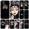 Muslim Islamic Gril Queen Phone Case for Iphone 5 5s 2020se 6 6s 7 8 Plus X 10 XR XS 11 12 13 Mini Pro MAX Black Tpu Back Cover