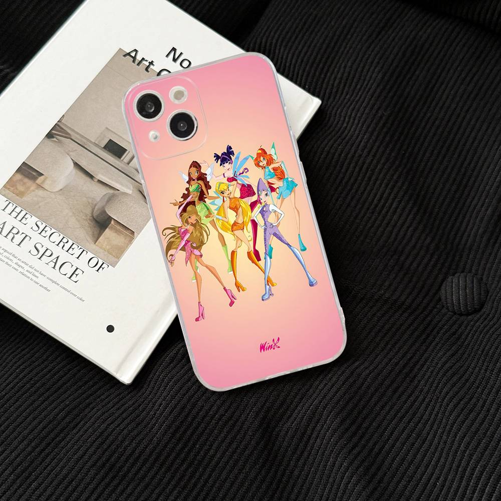 Чехол для телефона Girl Winx Clubs для iPhone 17 Air 16 Pro Max 15 14 13 12 11 Plus