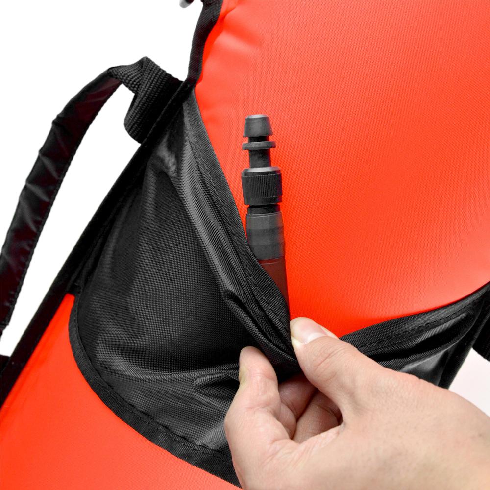 Надувной спасательный поплавок для подводного плавания с поверхностным маркером, сигнальный поплавок с флагом для погружения, максимальная грузоподъемность 78 фунтов