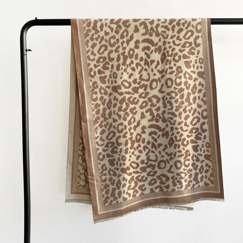 Scarf Women's Winter Imitation Cashmere Scarf High-end Sense Versatile Retro Long Shawl Warm Dual-purpose Scarf