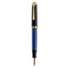 Pelikan M400 Blue Stripe Fountain Medium Officially Imported Souverän Pen, Nib,