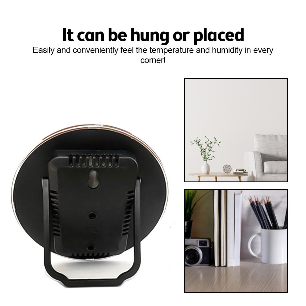 1 шт. Мини-комнатный термометр-гигрометр аналоговый 2 в 1 датчик температуры и влажности для дома, комнаты, офиса на открытом воздухе