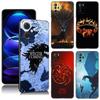 Dragon Mother Thrones Black Silicone Phone Case For Xiaomi Redmi Note 10 11 11S 12 13 4G 8 9 11T Pro 5G Plus 8T 9S 10S 12S