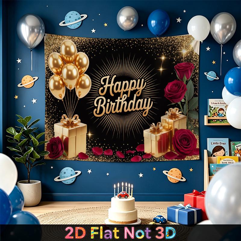 Party Backdrop Birthday Photo Booth Background Front Door Decor