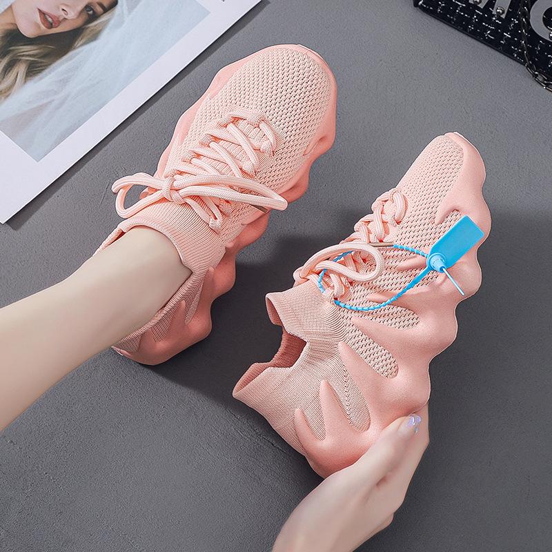 Унисекс дышащие кроссовки из сетки Flyknit с подошвой-осьминогом, парные, спортивные, для бега, летние, легкие, повседневные, для ходьбы на улице