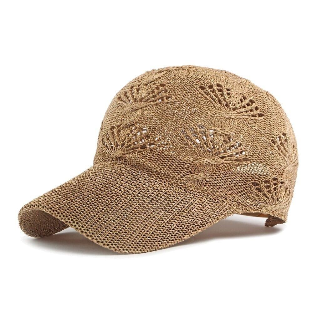 Casual Breathable Knit Hat Retro Adjustable Cap High Quality Mesh Hat Hiking Outdoor
