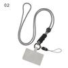 Adjustable Keychain Chain Nylon Strap Patch Phone Lanyard Phone Safety Tether Hanging Neck Cord