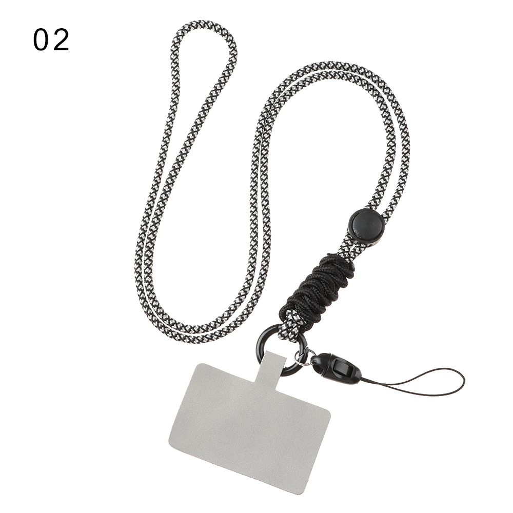 Adjustable Keychain Chain Nylon Strap Patch Phone Lanyard Phone Safety Tether Hanging Neck Cord