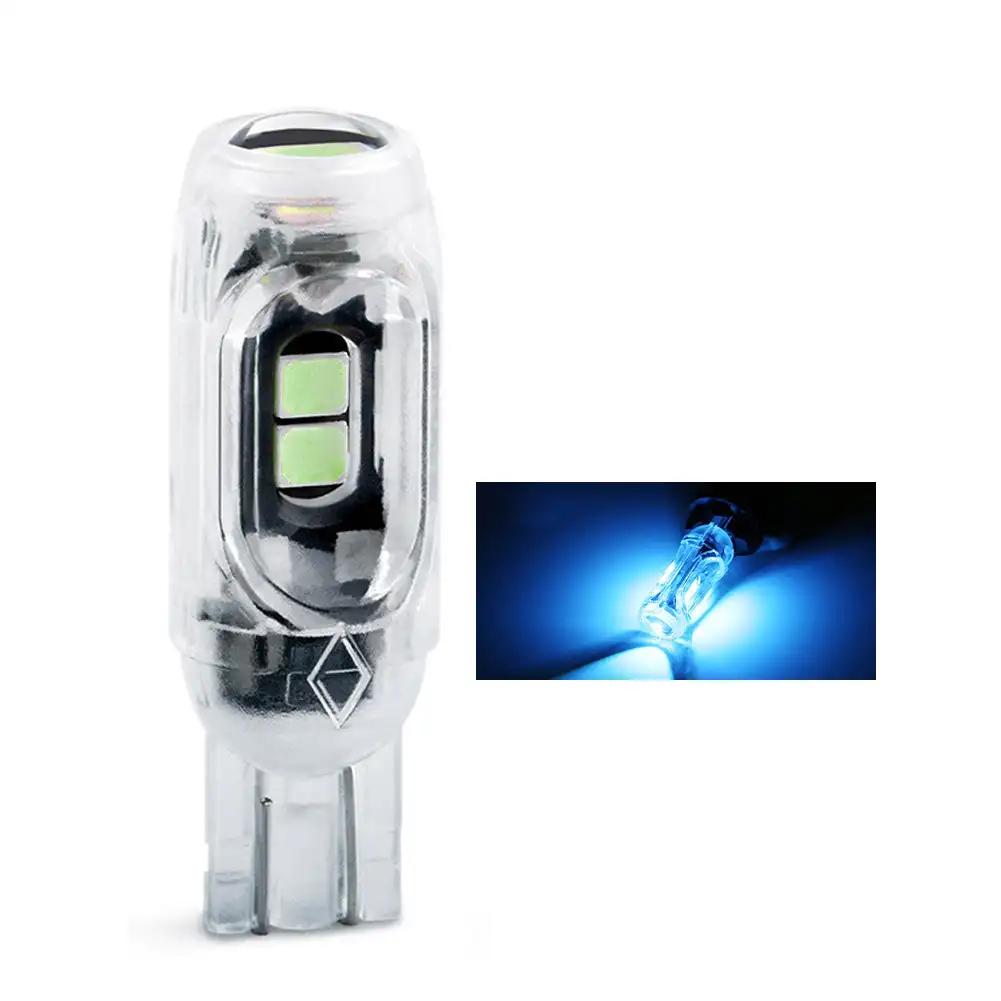 10 шт. T10 W5w белый красный синий авто светодиодный багажник тормозной указатель поворота лампа автомобильный парковочный задний фонарь фонарь заднего хода подсветка номерного знака 12 В