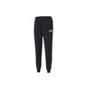 Metallic Nights Tape Logo Knit Joggers Men Bottoms Black 587142-01