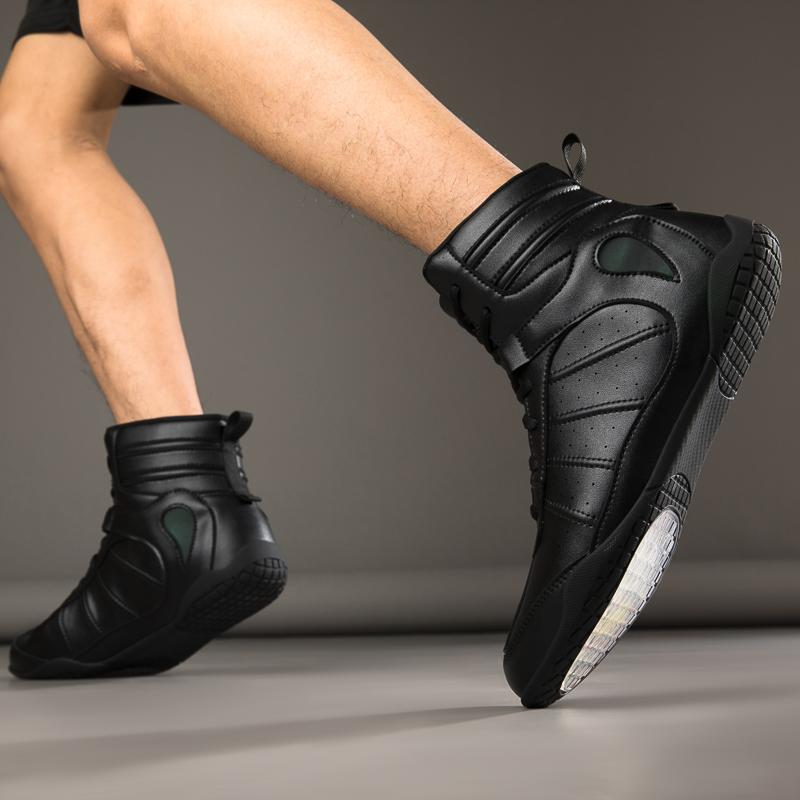 Men Professional Wrestling Shoes Unisex Brand Boxing Boots Training Outdoor Sports Breathable Wrestling Boots Fighting Sneakers
