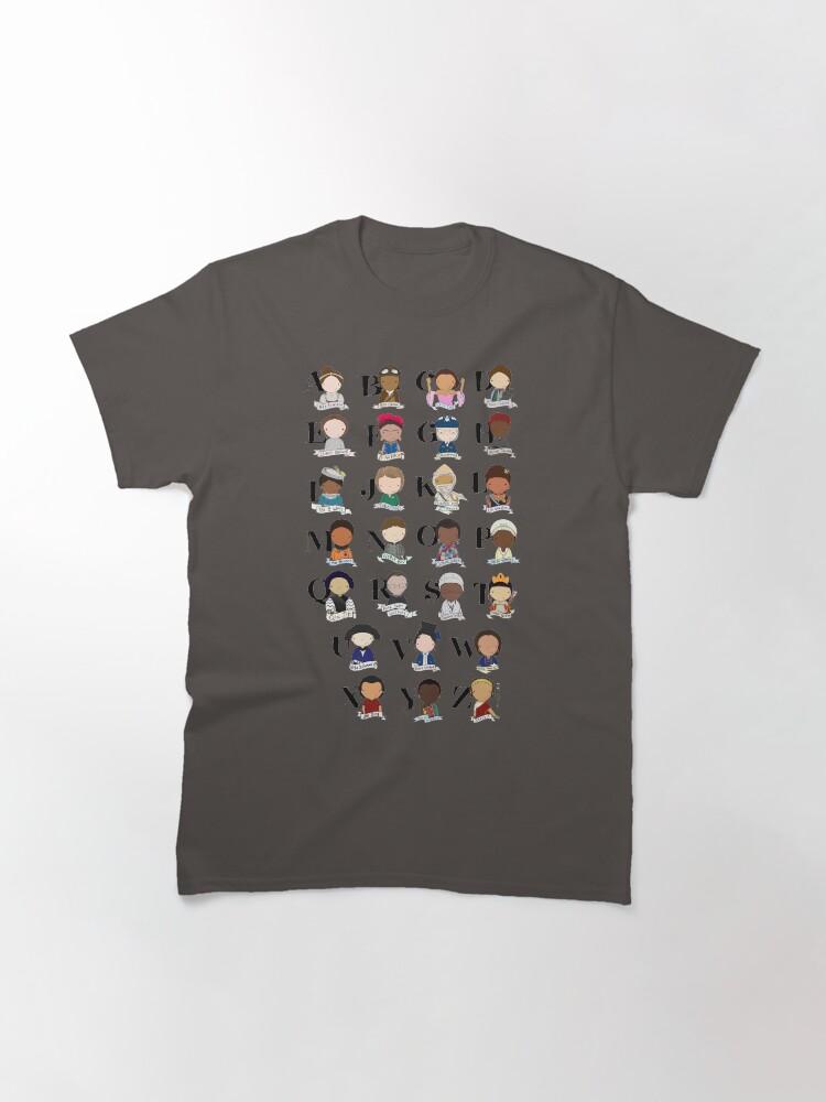 ABC Awesome Woman Alphabet Classic T-Shirt