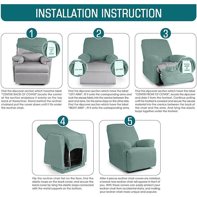 Чехол для дивана с откидной спинкой, эластичный чехол для кресла, чехлы для дивана для гостиной, чехол для кресла для ленивого мальчика, домашний отель с 1/2/3/4