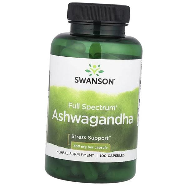 Ашваганда, Full Spectrum Ashwagandha 450, Swanson 100капс (71280118)