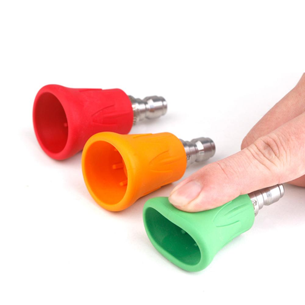 High Power Washing NaMachine Nozzle Tip Set Water Guard Set Stainless Steel Nozzle Holder for Car and Motorcycle Plant Watering