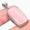 Natural Pink Opal Gemstone Handmade 925 Solid Sterling Silver Pendant 1.75" o3D40