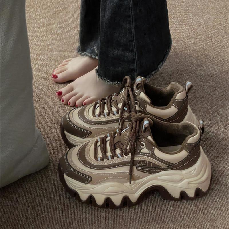 Мода Женская Обувь Повседневные Кроссовки Модные Клиновидные Платформы Вулканизированные Женские Брендовые Роскошные Туфли Женские Дизайнерские Кроссовки