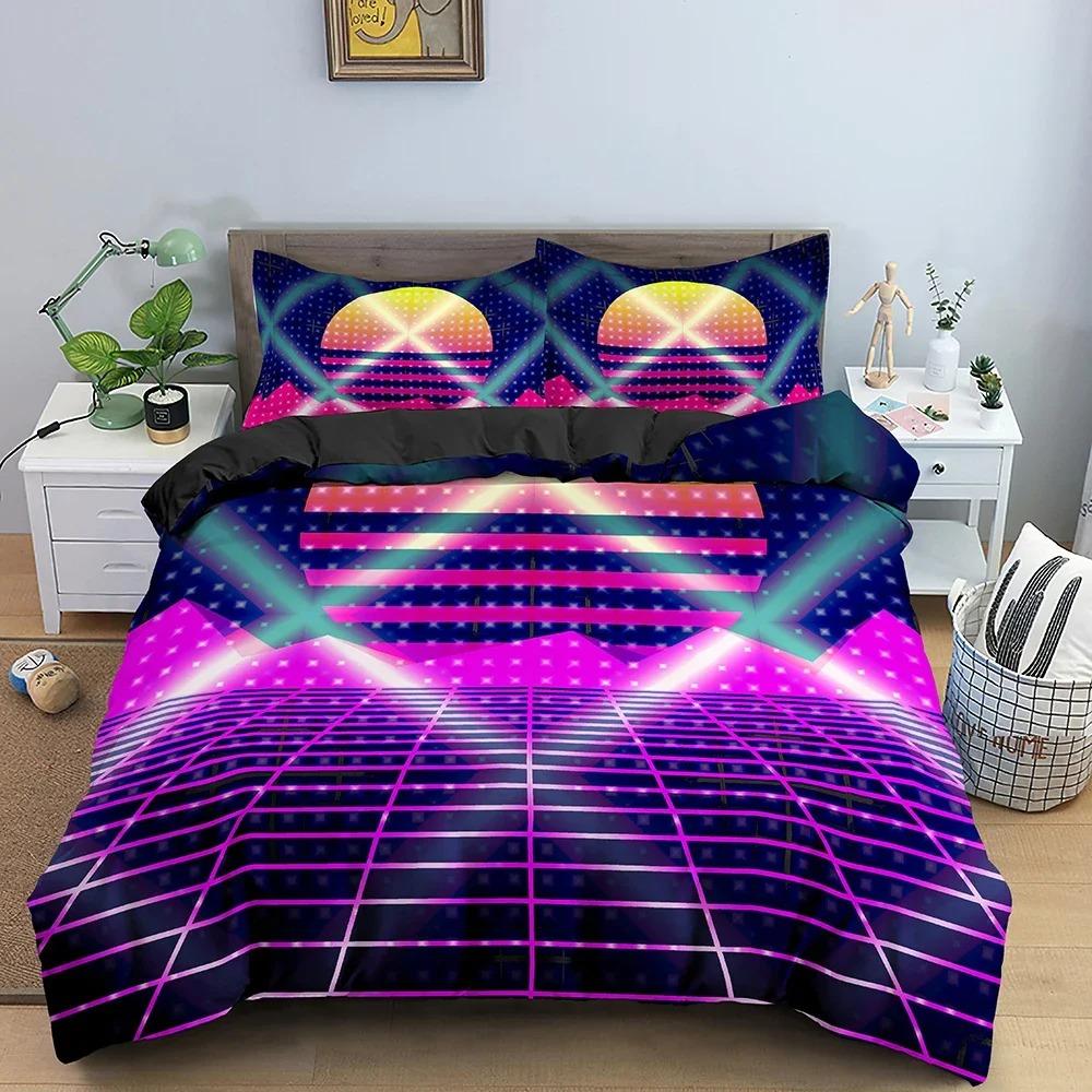 3D Dreamcatcher Пододеяльник Комплект постельного белья Abstract Sunset Постельное белье Односпальное Твин King Queen с наволочкой Постельное белье