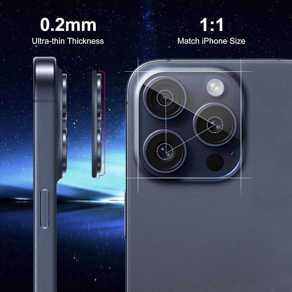 3PCS Full Cover Camera Protector For iPhone 16 15 14 13 12 11 Pro Max Lens Protective Glass iPhone15 16 Plus 13 Mini Camera Film
