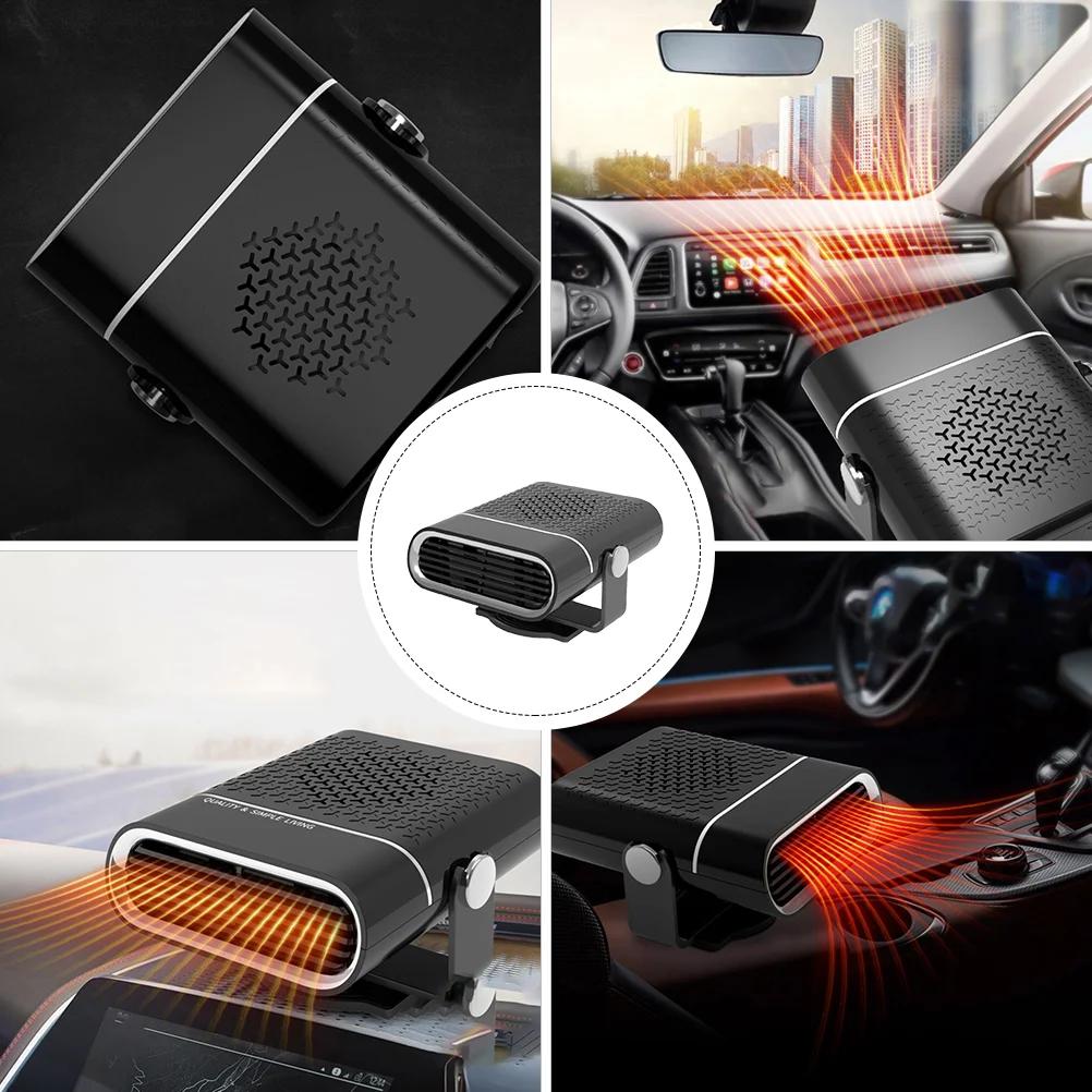 12V/24V Electric Car Heater Fan Fast Heating Window Windshield Defogging Defrosting Heater Non-slip Base Auto Accessories