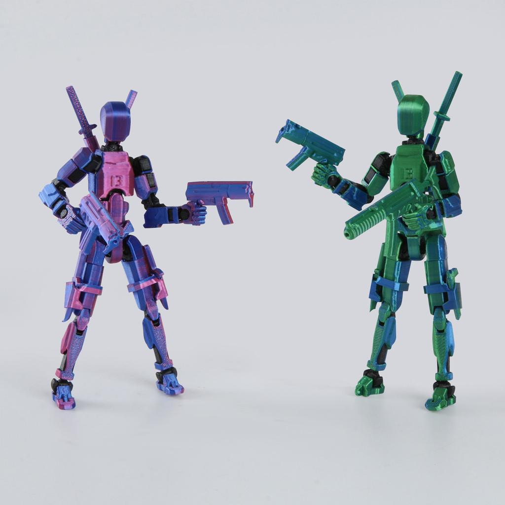 Набор мобильных кукол, 3D-печатная мобильная кукла-робот Титан, подвижная мобильная кукла, подходит для коллекционеров, украшение рабочего стола