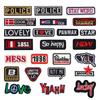 Personalized Trendy Letter Embroidery Patch for Clothes, Jackets, Bags, & Streetwear
