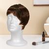 Пенопластовая голова манекена для демонстрации париков, женская подставка-держатель для манекена, легкая пенопластовая модель головы для укладки волос, изготовления шляп и практики косметологии
