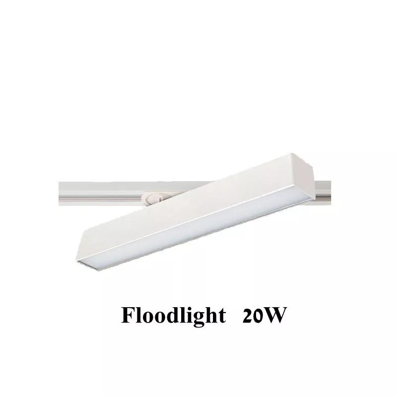 LED Track Light Led Floodlight Dimmable AC85-265V COB Linear Light Grille Lights Rail Lamp 10W 20W 30W 40W For Interior Lightin