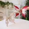 Sparkling Glitter DIY Butterfly Hanging Decor Artificial Christmas Tree Decoration Holiday Decor