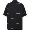 Balenciaga Рубашка Обычный крой Мужская Черная 681702TOL651070