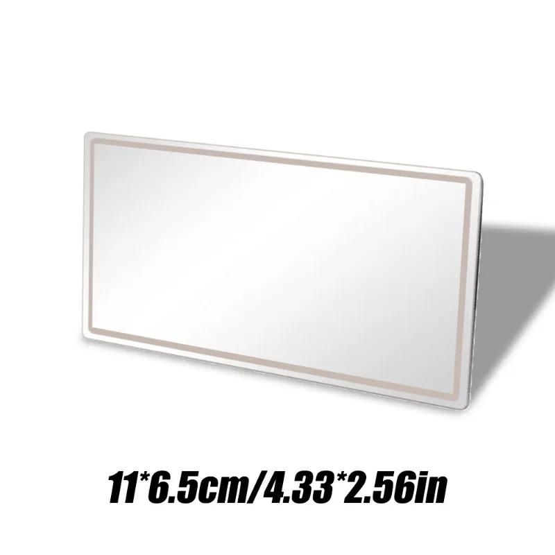 Car Cosmetic Mirror Interior Sun Visor Clip-on Make Up Glasses Universal Male Female Portable Vanity Mirror