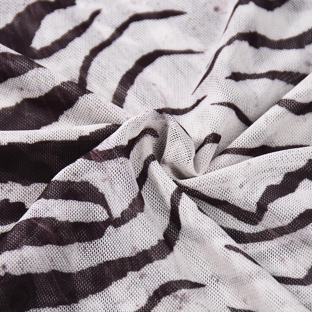 Летний бестселлер 2026: Женский топ европейского и американского стиля, облегающий, с принтом в виде сетки