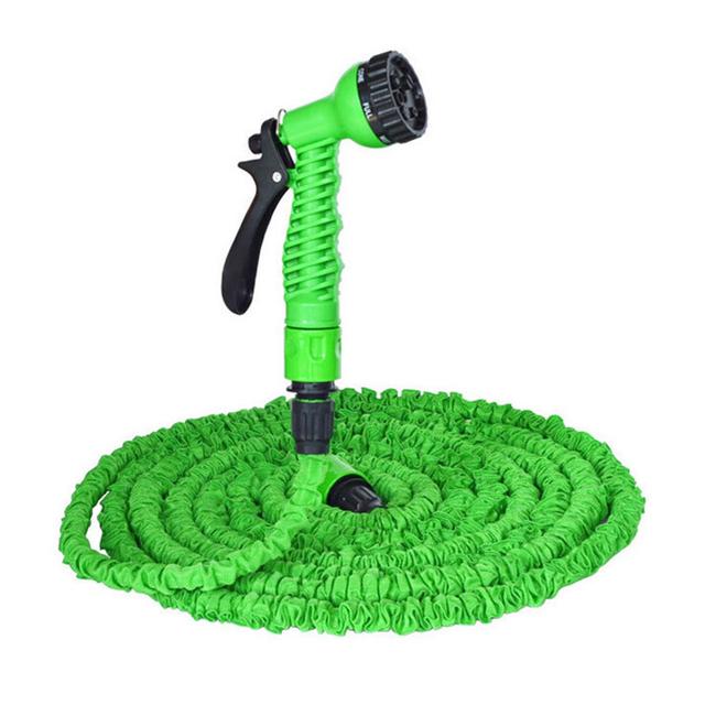 25FT-150FT Garden Hose Expandable Watering Hose with Plastic Hoses Telescopic Pipe with Spray Gun
