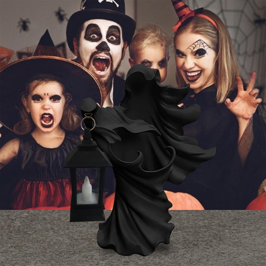 Безликая скульптура призрака Хэллоуин вурдалак украшение скульптуры из смолы