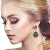 925 Silver Sterling Earring Jewelry Gemstone Handmade Emerald