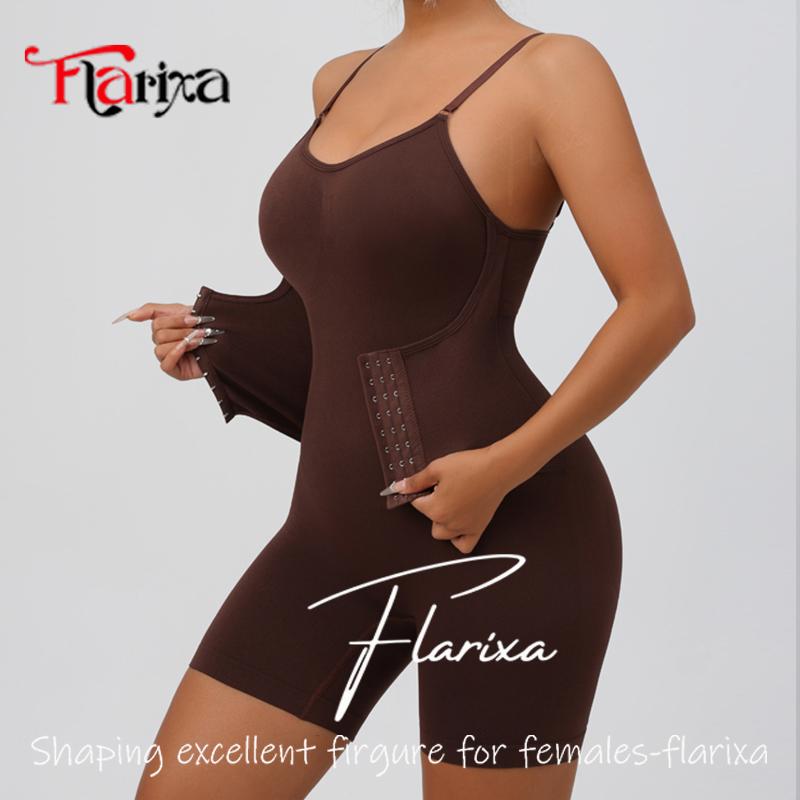 Flarixa Пояс-корсет с крючками Корректор фигуры Утягивающее белье для живота Женская майка Боди Корректирующее белье для ягодиц Бесшовное нижнее белье