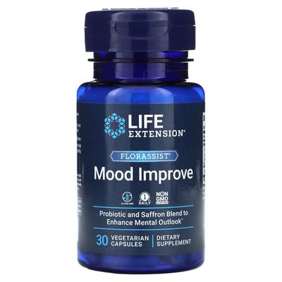 Life Extension, FLORASSIST Mood Improve, 30 растительных капсул