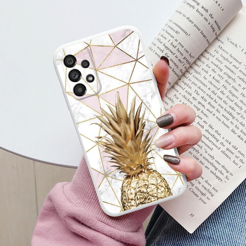 Чехол для Samsung Galaxy A53 5G A 53 Задняя крышка Защитный силиконовый Funda Модный Мраморный Каменный Текстурный Coque для Samsung A53 Capa