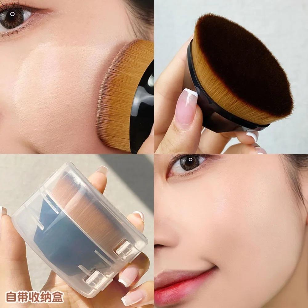 Magic High Density Fiber Makeup Brush Soft No Trace Portable for Girls Liquid Foundation BB Cream Beauty Tool