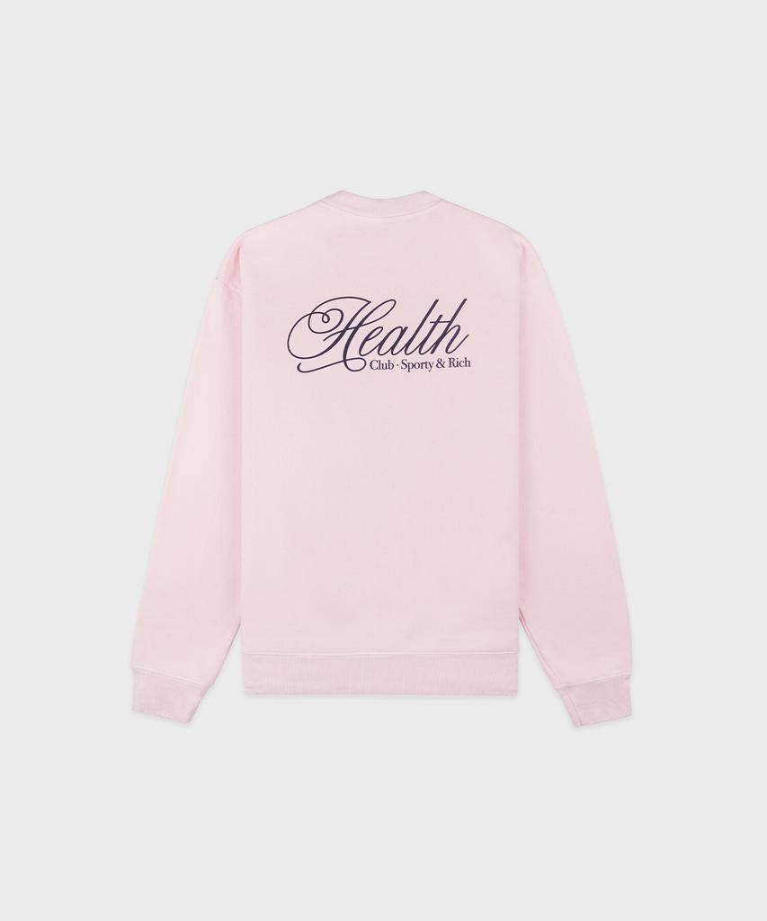 SPORTY&RICH Health Script Crewneck R255Aww007