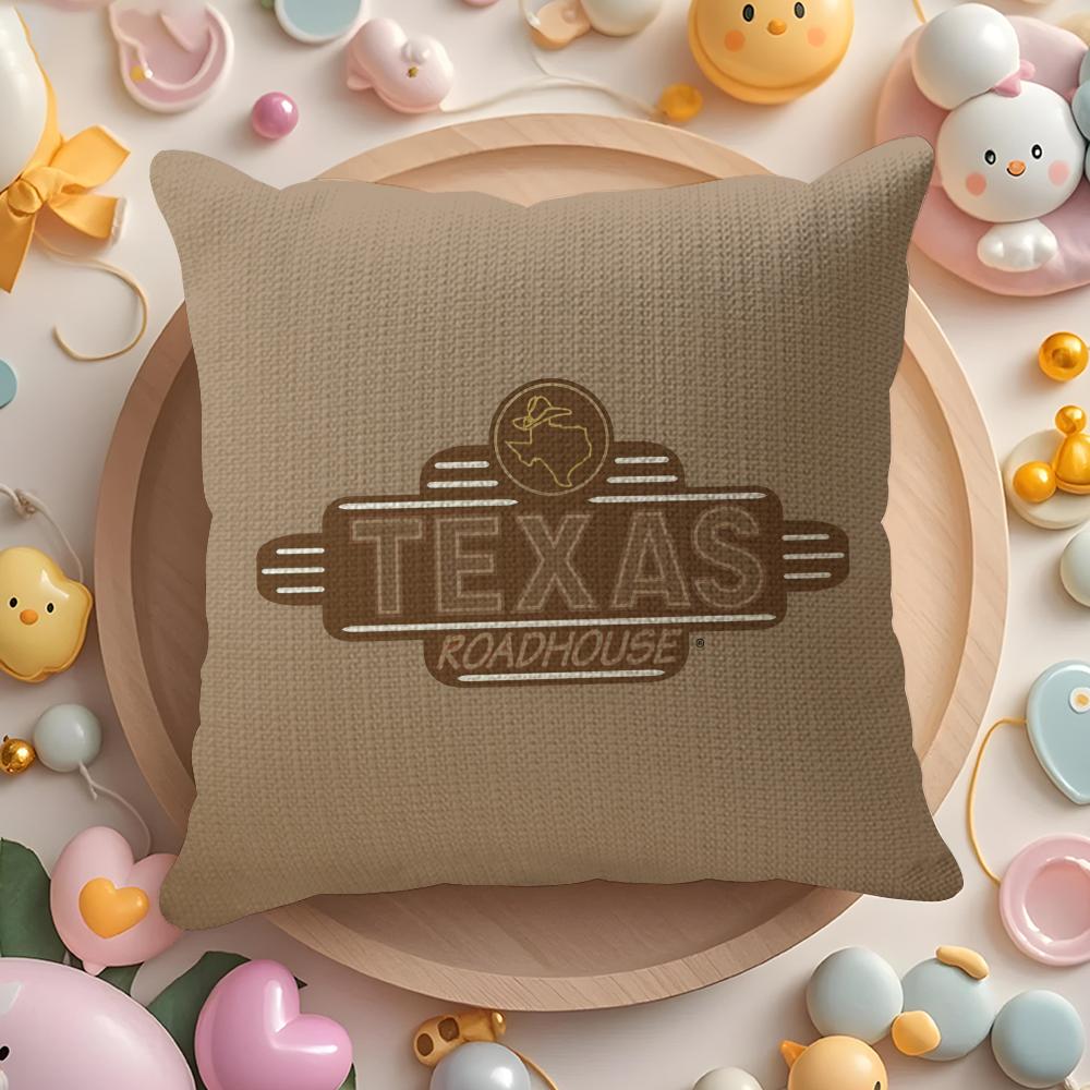 Поездка на машине Ресторан Путешествие Советы T-Texas Roadhouse Наволочка Диван Гостиная Спальня Изголовье Спинка Подушка