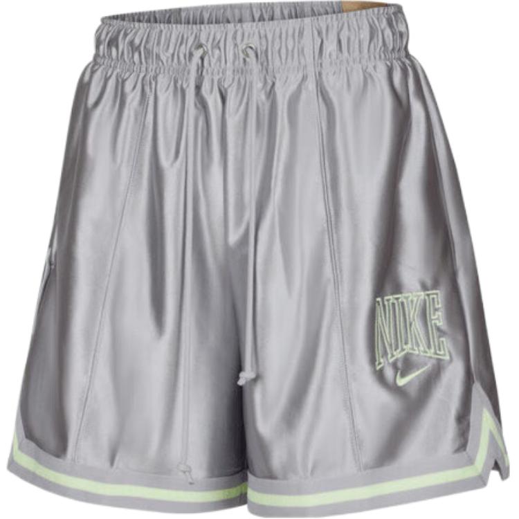 Nike Как W Nsw Street 6 Satin Gx Fashion Мягкие Удобные Спортивные Шорты Женские шорты Серебристый HJ0164-077
